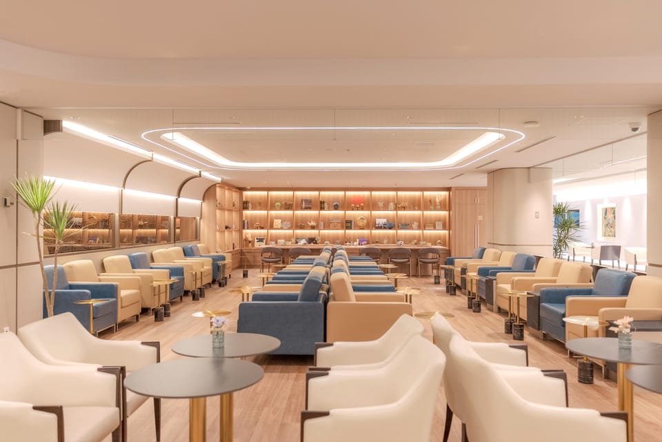 The Coral Finest Business Class Lounge B – Nagoya Chubu Centrair Airport (NGO), Terminal 1 – seating area