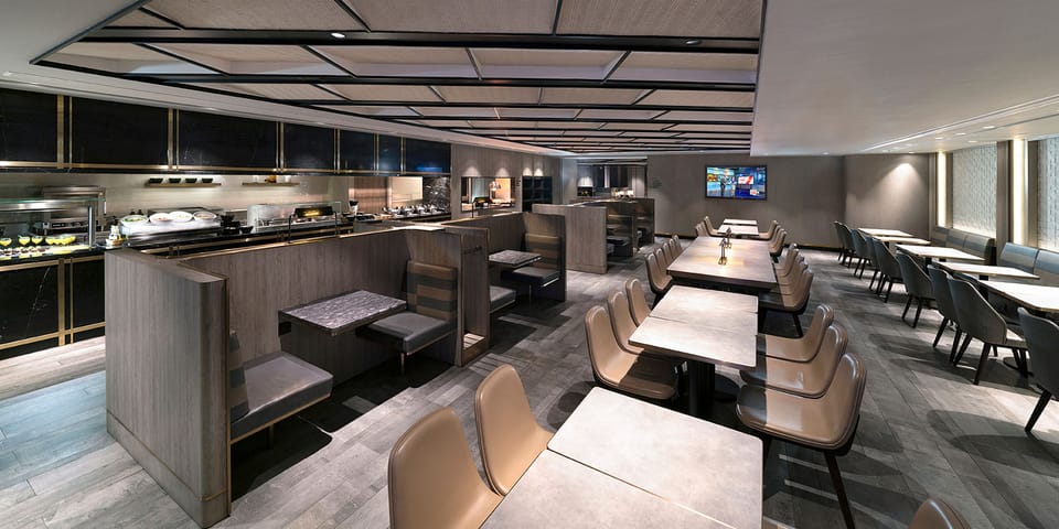 Plaza Premium Lounge (Near Gate 1) – Hong Kong Airport (HKG), Terminal 1 – dining room