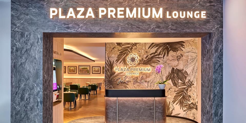 Plaza Premium Lounge – Johor Bahru Airport (JHB), Terminal 1 – reception and entrance