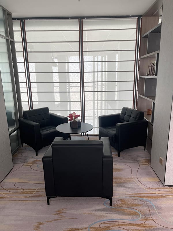 First Class Lounge – Anshan City Airport (AOG), Main Terminal – seating area