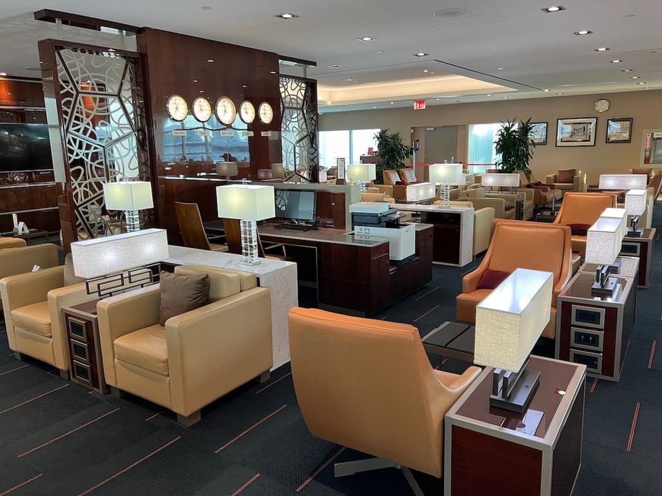 Emirates Lounge – John F. Kennedy Airport (JFK), Terminal 4 – seating area