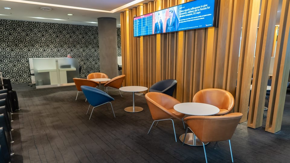 Qantas Domestic Business Lounge – Sydney Airport (SYD), Terminal 3 – seating area