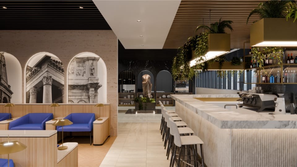 Prima Vista Lounge – Rome Fiumicino Airport (FCO), Terminal 1