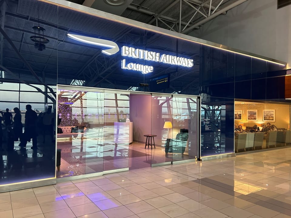British Airways Lounge – Cape Town Airport (CPT), International