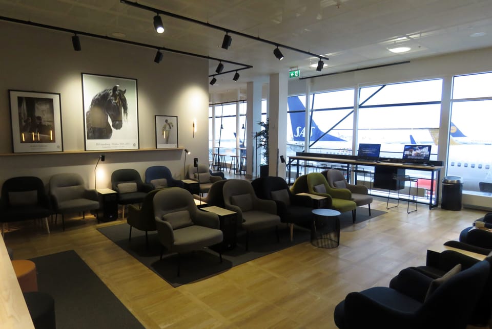 SAS Lounge – Gothenburg Landvetter Airport (GOT) – seating area