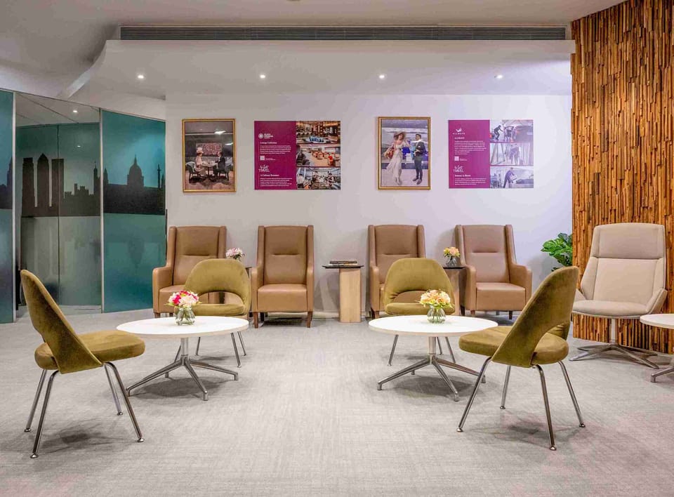 Plaza Premium Lounge (Arrivals, Terminal 3) – Heathrow Airport (LHR), Terminal 3 – seating area