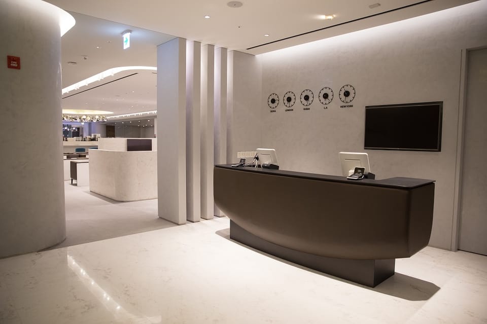 Matina Lounge (Terminal 2) – Seoul Incheon Airport (ICN), Terminal 2 – reception and entrance
