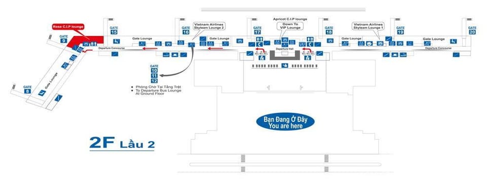 Rose Lounge – Ho Chi Minh City Tan Son Nhat Airport (SGN), Terminal 2
