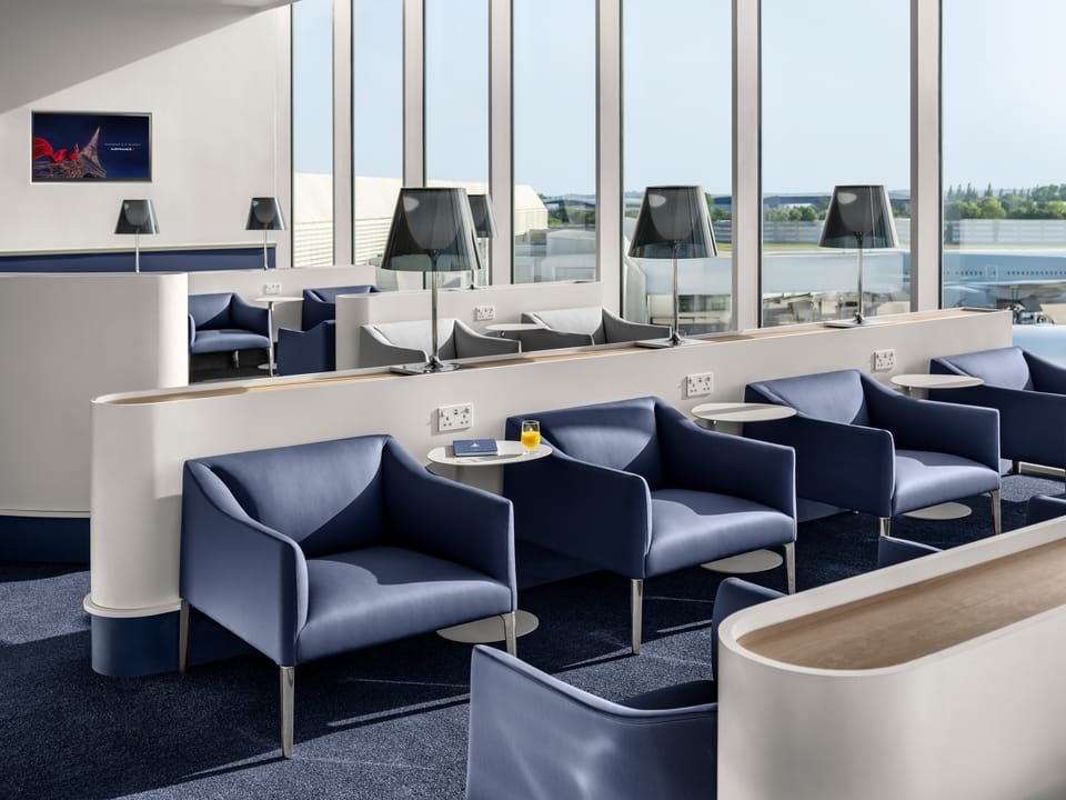 Air France Lounge – Heathrow Airport (LHR), Terminal 4 – seating area