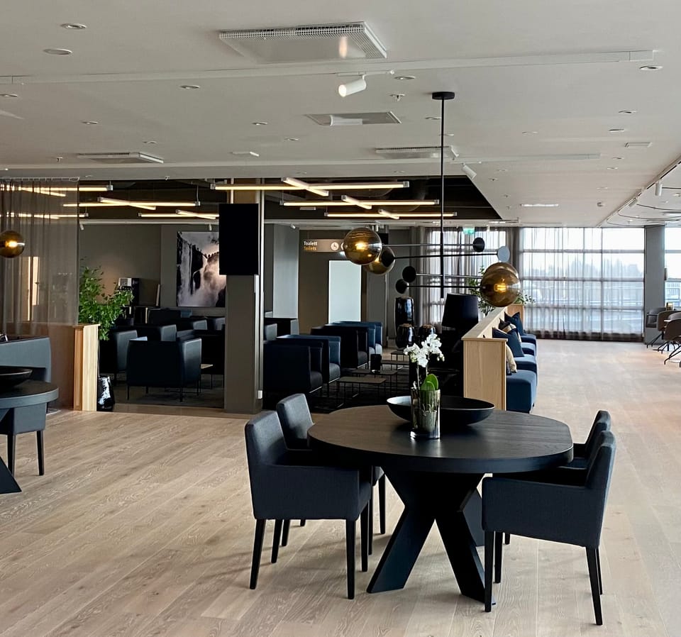 Bergen lounge – Bergen Airport, Flesland (BGO), Main Terminal – seating area