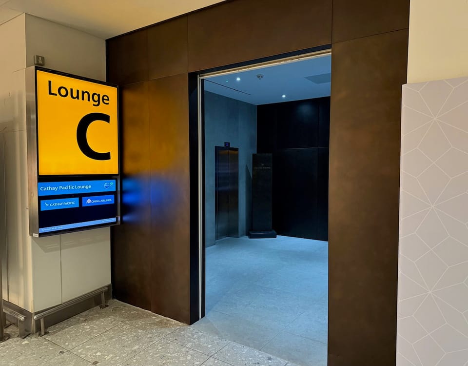 Cathay Pacific First Class Lounge – Heathrow Airport (LHR), Terminal 3