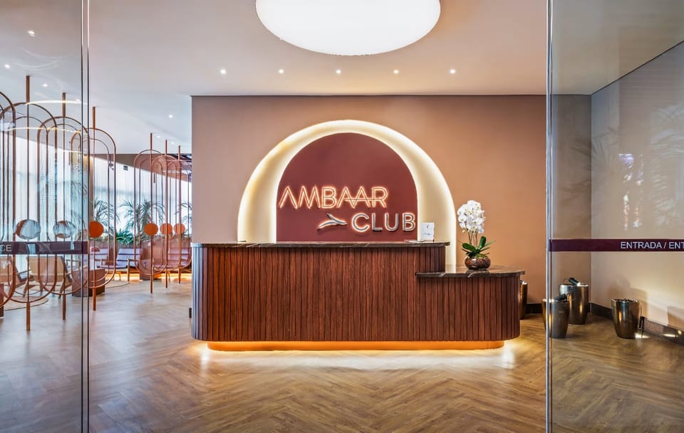 Ambaar Club – Sao Paulo Congonhas Airport (CGH), Ambaar Club – reception