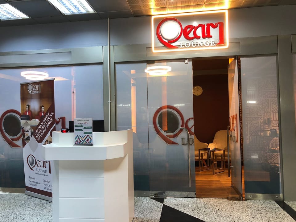 Pearl Lounge (International) – Luxor Airport (LXR), Main Terminal – reception and entrance