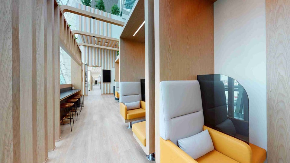 Sleep N Fly – Dubai International Airport (DXB), Terminal 3 – seating area
