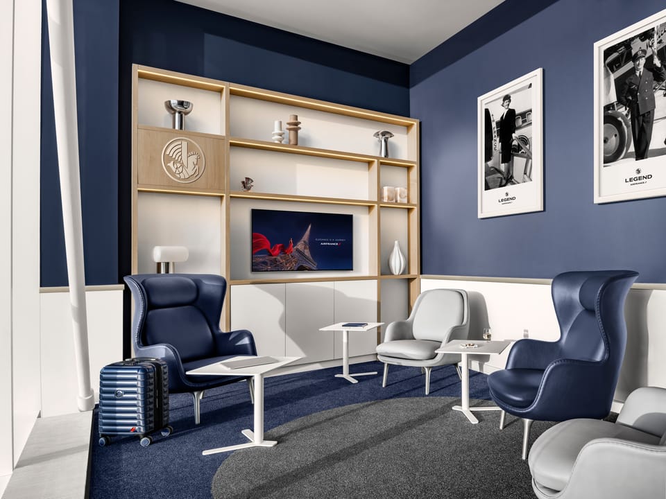 Air France Lounge – Heathrow Airport (LHR), Terminal 4 – seating area