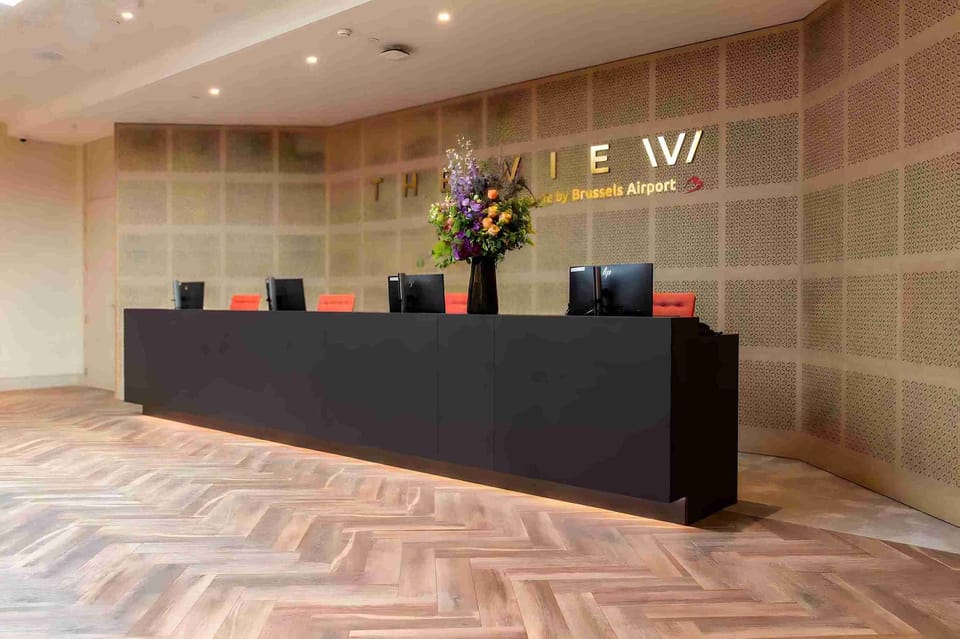 The View – Brussels Airport (BRU), Terminal B – reception