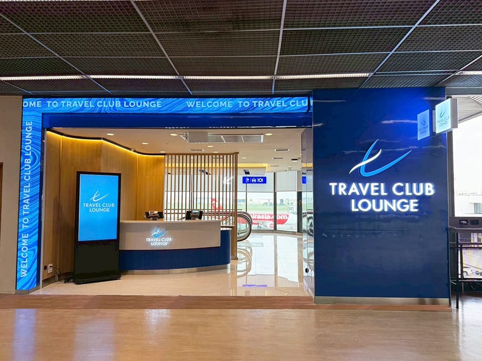TRAVEL CLUB LOUNGE (TCL) – Bangkok Don Mueang Airport (DMK), Terminal 1 – reception and entrance