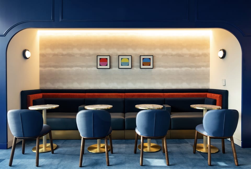 JetBlue BlueHouse – John F. Kennedy Airport (JFK), Terminal 5 – seating area