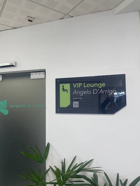 Angelo D'Arrigo VIP Lounge – Catania Airport (CTA), Terminal A