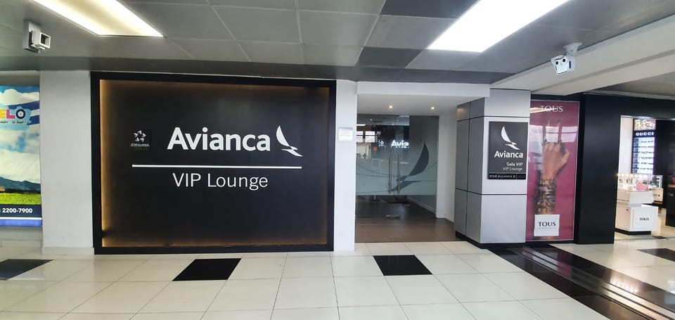 Avianca VIP Lounge – San Salvador Airport (SAL), Main Terminal – reception and entrance