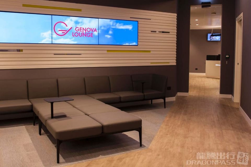Sala Genova – Cristoforo Colombo Airport (GOA), Main Terminal – seating area