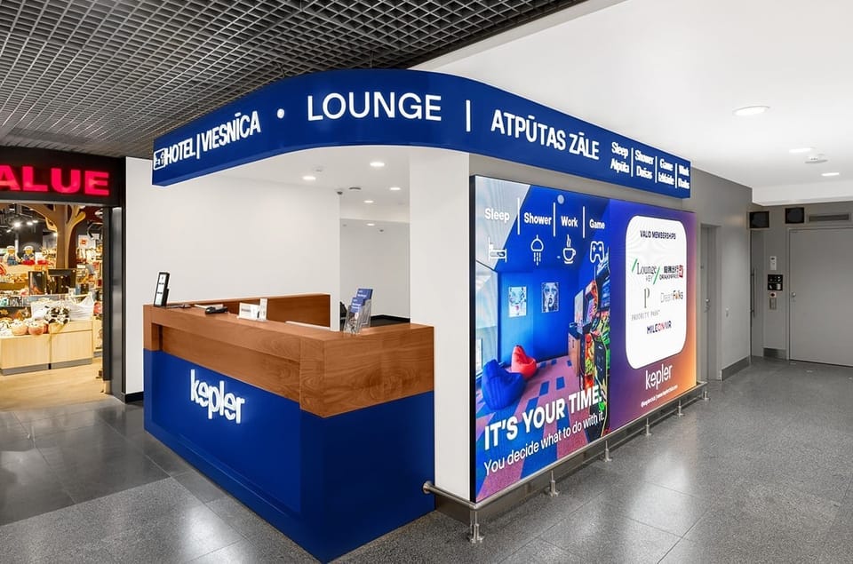 Kepler Club (Landside) – Riga Airport (RIX), Main Terminal