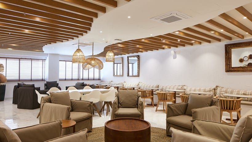 Your Mykonian Luxury Lounge – Mykonos Airport (JMK), Main Terminal – seating area