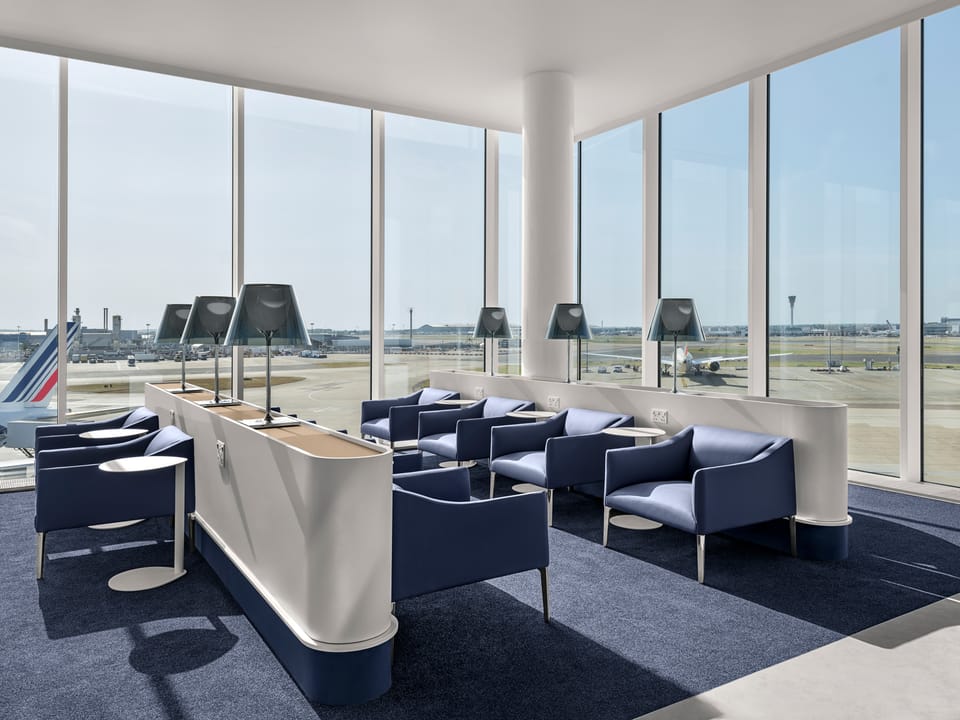 Air France Lounge – Heathrow Airport (LHR), Terminal 4 – seating area
