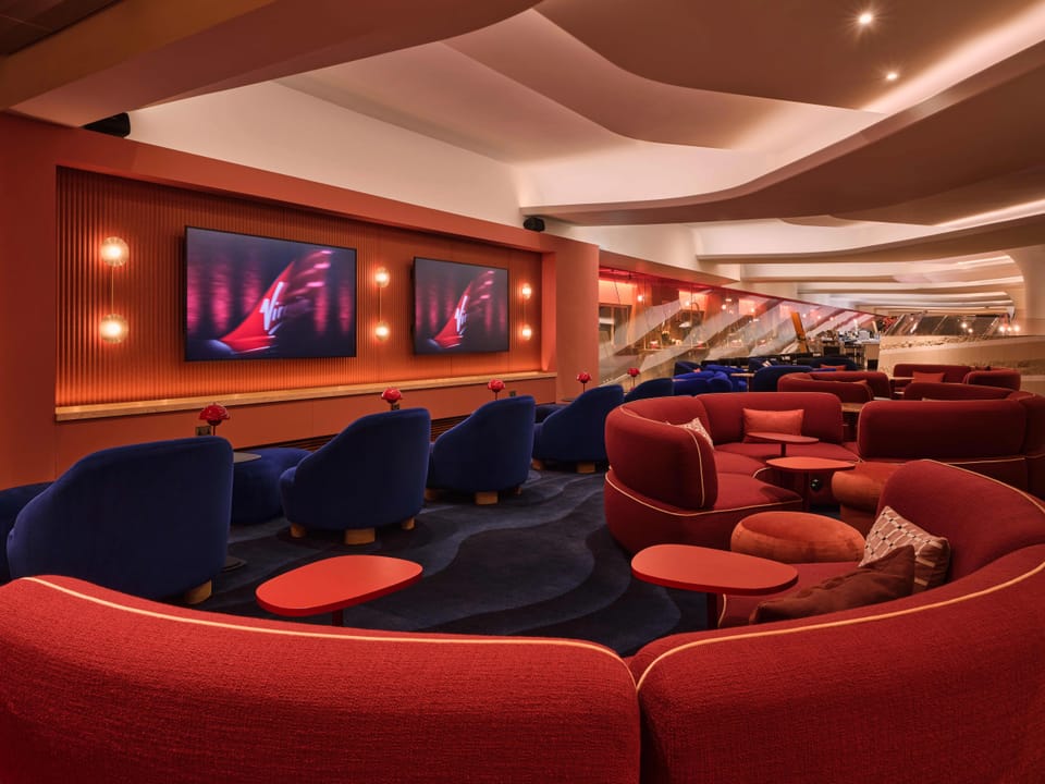 Virgin Atlantic Clubhouse – Heathrow Airport (LHR), Terminal 3 – seating area