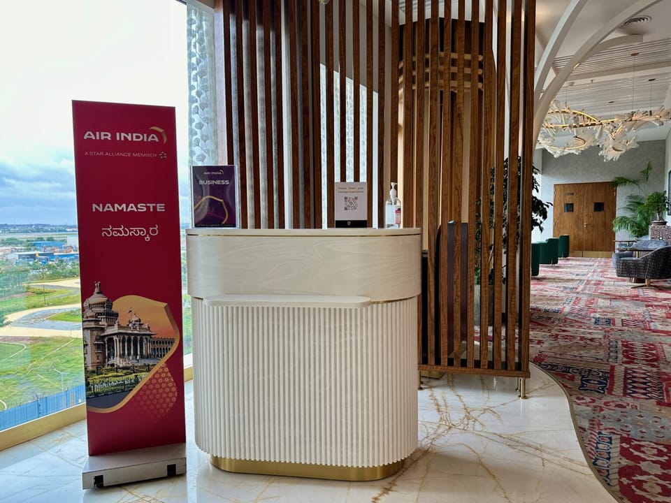 Air India lounge – Bangalore Airport (BLR), Terminal 2