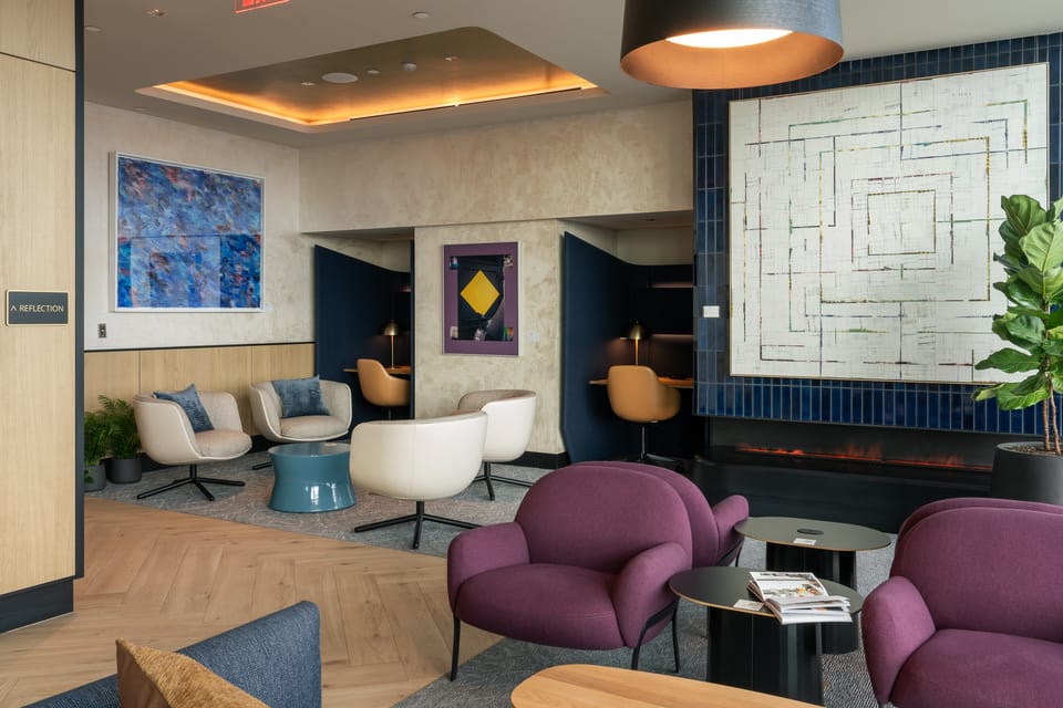 Chase Sapphire Lounge by The Club with Etihad Airways – John F. Kennedy Airport (JFK), Terminal 4 – seating area