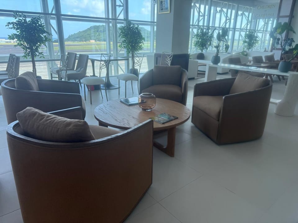 Garifuna CIP Lounge – Argyle Airport (SVD), After security