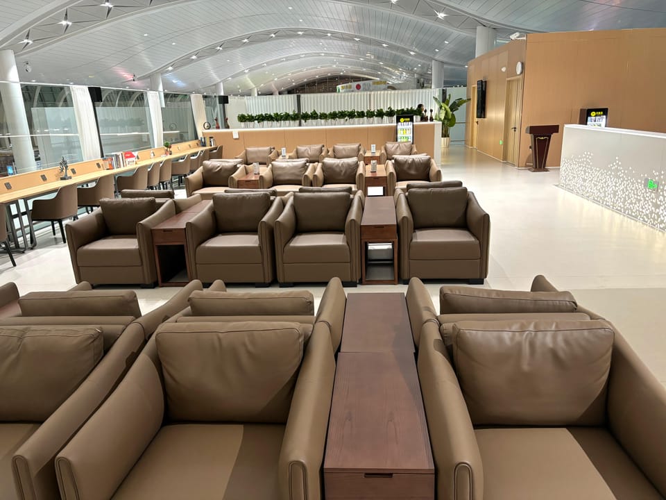First Class Lounge – Yinchuan Hedong Airport (INC), Terminal 3 – seating area