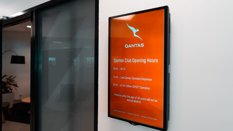 The Qantas Club – Darwin Airport (DRW), Darwin Domestic