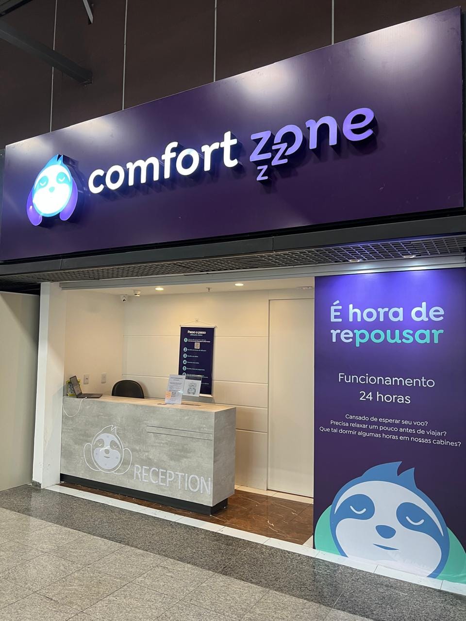 Comfort Zone CWB – Curitiba Afonso Pena Airport (CWB), Main Terminal – reception and entrance