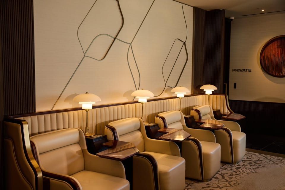 Air India Maharajah Lounge – San Francisco Airport (SFO), Terminal A – seating area