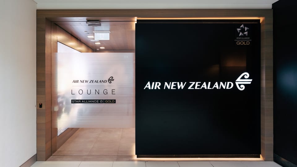 Air New Zealand International Lounge – Perth Airport (PER), Perth – entrance